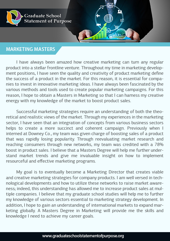 statement of purpose marketing essay